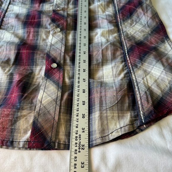 Cowboy Collection Mens Vintage Pearl Snap Plaid Western Shirt Size Large Rodeo‎ - Picture 12 of 13